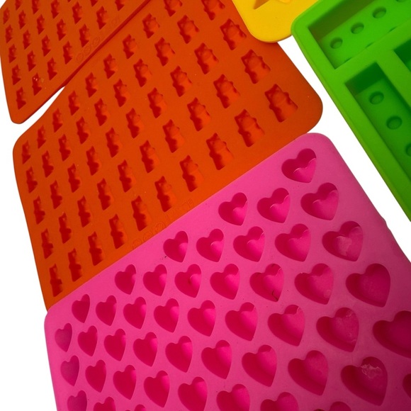 Silicone Candy Mold Set - 9 pieces Multicolor - Picture 5 of 9
